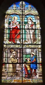 St Colomban benit les 2 fils de St Authaire Adon et Dadon