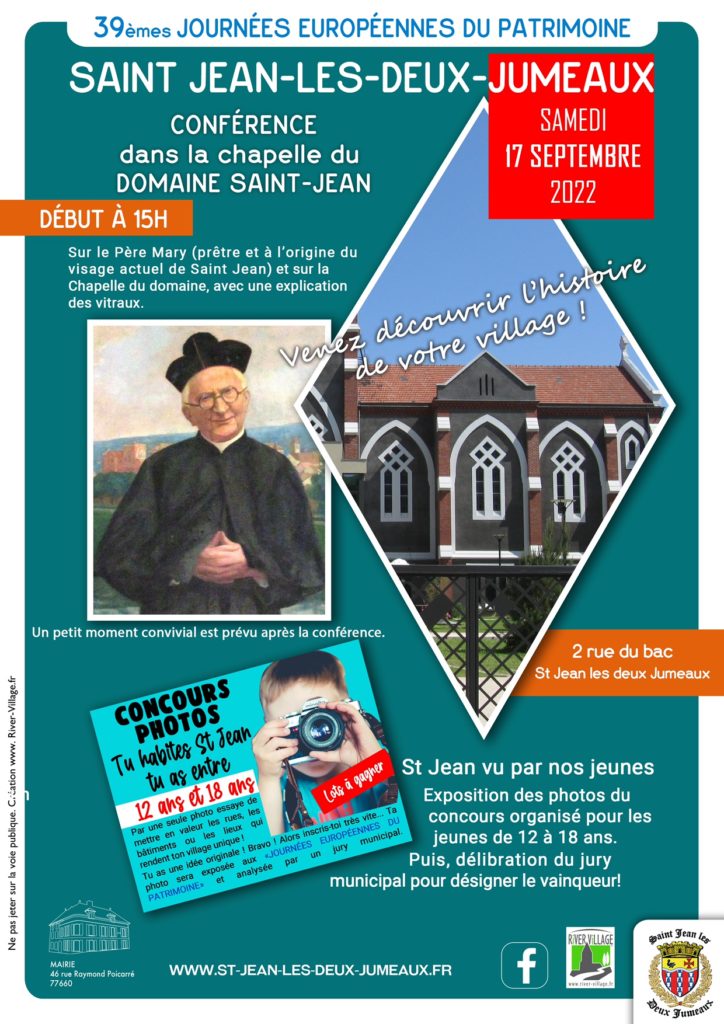 Journées du patrimoine – Conférence sur le Père Mary le 17 septembre 2022